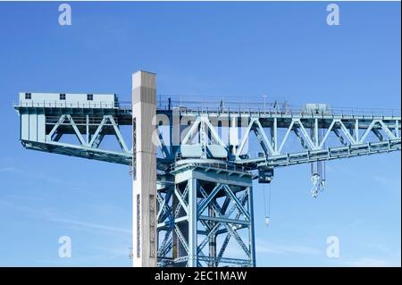 Costruzione navale gru titan a Clydebank Glasgow Scozia Foto Stock