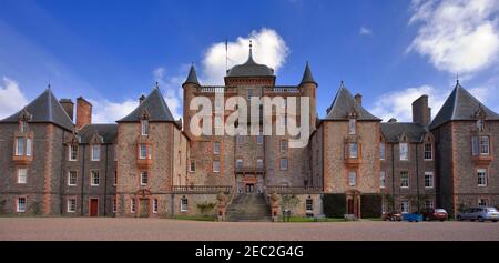 Il castello di Thirlestane, Lauder, Scozia Foto Stock