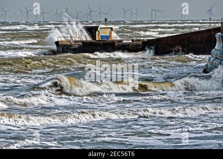 Lido Sands Beach piscina Margate Kent UK Foto Stock