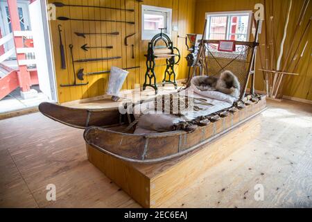 Museo di Qeqertarsuaq, Groenlandia Foto Stock