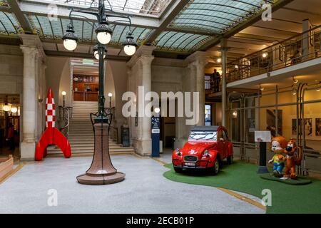 Il Belgian Comic Strip Centre, interno, Foto Stock