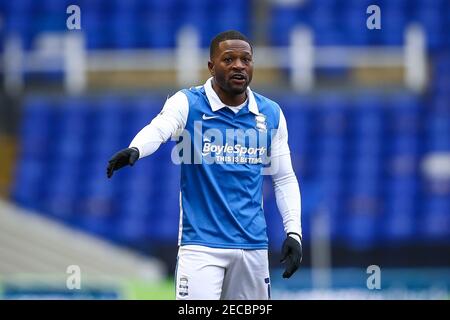 Birmingham, Regno Unito. 13 Feb 2021. Jeremie Bela n. 11 di Birmingham City a Birmingham, Regno Unito il 2/13/2021. (Foto di Simon Bissett/News Images/Sipa USA) Credit: Sipa USA/Alamy Live News Foto Stock