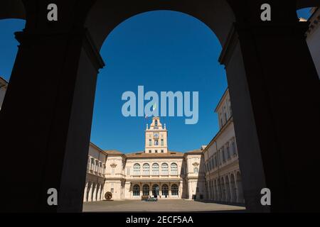 ROMA, ITALIA - SETTEMBRE 05 2014: Palazzo del Quirinale, residenza ufficiale del Presidente della Repubblica Italiana a Roma. ©Andrea Sabbadini Foto Stock