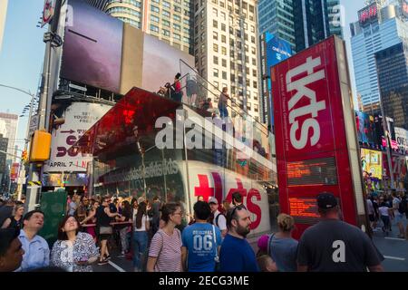 Biglietto scontato tkts in Times Square Foto Stock