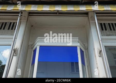 Wien, Alser Straße 36, aufgelassenes Geschäft, Musikhaus Foto Stock