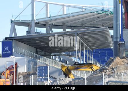 Stadionneubau Karlsruher SC Wildparkstadion Foto Stock