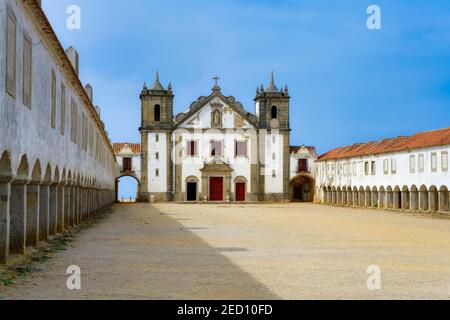 Santuario di nostra Signora di Capo Espichel, Sesimbra, Costa di Lisbona, Setubal, Portogallo Foto Stock