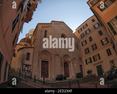 Chiesa di Santa Maria di castello genova Foto Stock