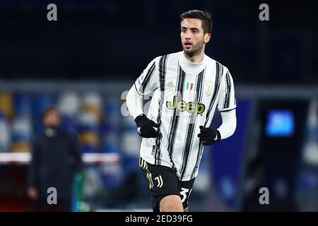 Rodrigo Bentancur della Juventus in azione durante il campionato italiano Serie A Football Match tra SSC Napoli e Juven / LM Foto Stock