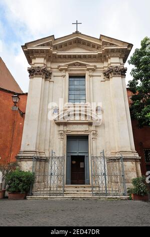 Italia, Roma, Trastevere, chiesa di Sant'Egidio Foto Stock