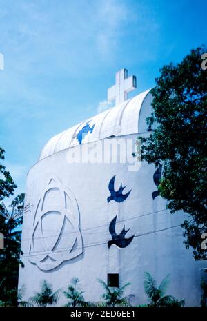 Parumala Kerala India Chiesa ortodossa di San Pietro e San Paolo Foto Stock