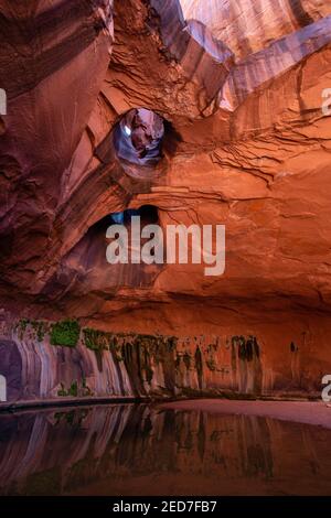 Fotografia della Cattedrale d'Oro, una caratteristica geologica del Grand Staircase-Escalante National Monument, Escalante, Garfield County, Utah, USA. Foto Stock