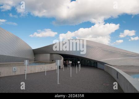 Copenaghen Danimarca - Settembre 20. 2017: National Aquarium Danimarca, il pianeta Blu Foto Stock