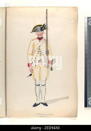 3-o Battaglione Infanterie Waldeck Foto Stock