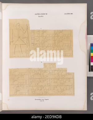Altes Reich. Dynastie IV. ss. Pyramiden von Saqara (.Saqqârah)- a. b. Grab 31 Foto Stock