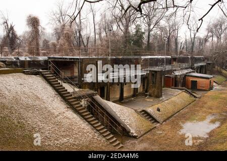 Supporto batteria Vernon, Fort Hunt Park, Virginia Foto Stock