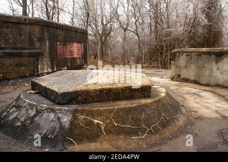 Battery Robinson, Fort Hunt Park, Virginia Foto Stock