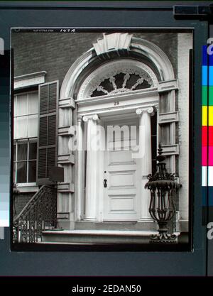 Doorway- Tredwell House, 29 East 4th Street, Manhattan Foto Stock