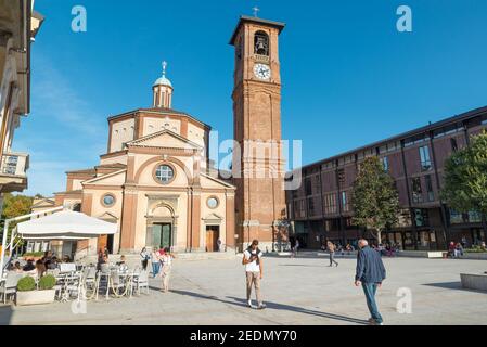 Centro storico di Legnano e piazza San Magno, Italia Foto Stock