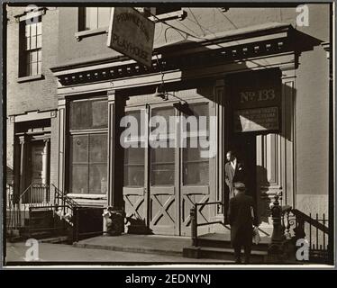 Provincetown Playhouse, 133 MacDougal Street, Manhattan Foto Stock