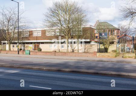 Oratorio della chiesa cattolica di San Filippo Neri sulla Hagley Road, edgbaston, Birmingham, Regno Unito Foto Stock