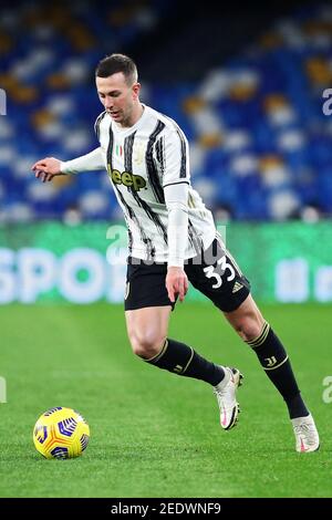 Federico Bernardeschi della Juventus in azione durante il campionato italiano Serie A Football Match tra SSC Napoli e J / LM Foto Stock