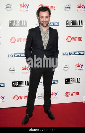 Daniel Mays arriva alla prima di Guerilla UK di Sky Atlantic al Curzon, Bloomsbury, Londra. Data immagine: Giovedì 6 aprile 2017. Il credito fotografico dovrebbe essere: © DavidJensen Foto Stock