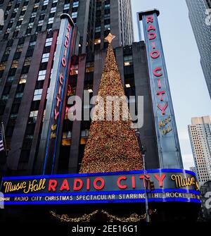 Radio City Music Hall, Manhattan, New York City, New York Foto Stock