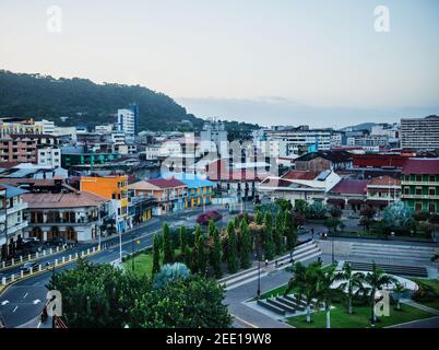 Paesaggio della città di Panama, Panama, America Centrale Foto Stock