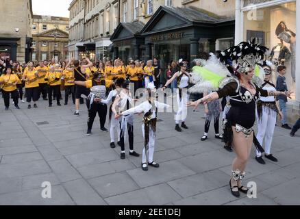Bath Festival, Bath, Inghilterra, Regno Unito Foto Stock