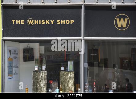 The Whiskey Shop, Bath, Inghilterra, Regno Unito Foto Stock