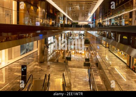 All'interno del centro commerciale Hudson Yards a Manhattan, New York Foto Stock