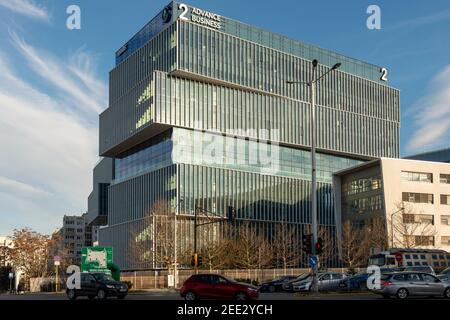 Advance Business Center o Center by GTC Group come L'edificio più nuovo e moderno degli uffici nel Sofia Business Park in Sofia Bulgaria Europa dal 2021 Foto Stock