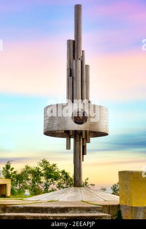 Che Guevara monumento nella collina di Capiro, Santa Clara, Villa Clara, Cuba Foto Stock