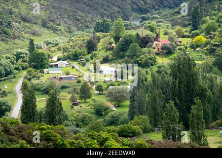 Gerusalemme, fiume Wanganui, Isola del Nord, Nuova Zelanda Foto Stock