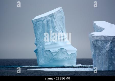 Iceberg nel Crystal Sound, Antartide Foto Stock