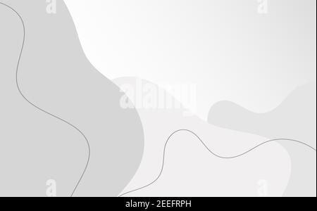 Illustrazione astratta del colore grigio ondulato. Sfondo web dinamico con onde Foto Stock