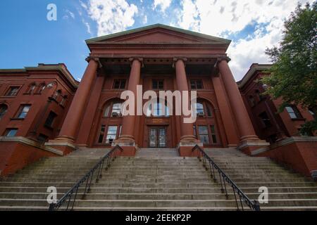 Massachusetts Middlesex County Registry of Deeds and Probate Court Building on Cambridge Street a East Cambridge, Massachusetts, Massachusetts, USA. Foto Stock
