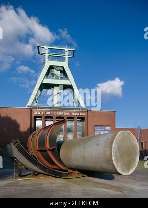 Museo minerario tedesco, Bochum, Nord Reno-Westfalia, Germania, Europa Foto Stock
