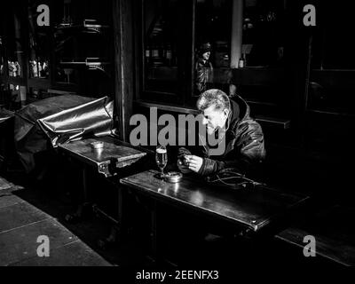 Street Fotografia Chinatown Londra Foto Stock