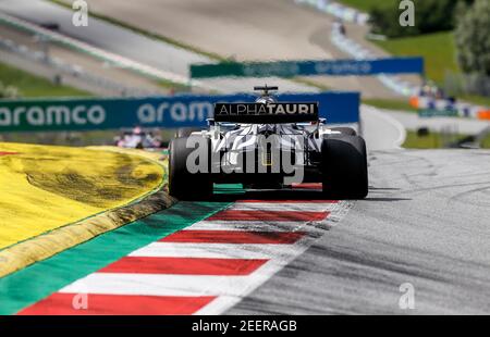 26 KVYAT Daniil (rus), Scuderia AlphaTauri Honda AT01, azione durante la Formula 1 Pirelli Grosser Preis der Steiermark 2020, Gran Premio di Stiria dal 10 al 12 luglio 2020 sul Red Bull Ring, a Spielberg, Austria - Foto DPPI Foto Stock