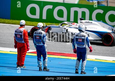 Marshal durante la Formula 1 Pirelli Grosser Preis der Steiermark 2020, Gran Premio della Stiria dal 10 al 12 luglio 2020 sul Red Bull Ring, a Spielberg, Austria - Foto Antonin Vincent / DPPI Foto Stock