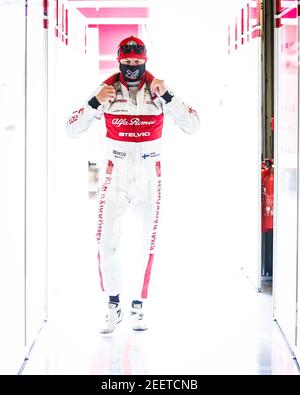 RAIKKONEN Kimi (fin), Alfa Romeo Racing ORLEN C39, portraitAlfa Romeo Racing ORLEN Team, ambientazione durante il Gran Premio di Formula 1 Pirelli 2020, dal 31 luglio al 02 agosto 2020 sul circuito di Silverstone, a Silverstone, Regno Unito - Foto Florent Gooden/DPPI Foto Stock