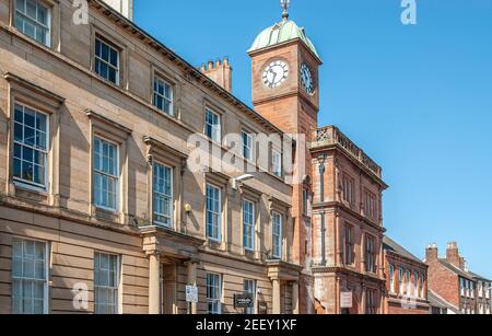 Il Tullie House Museum and Art Gallery è un museo situato a Carlisle, Cumbria, in Inghilterra Foto Stock