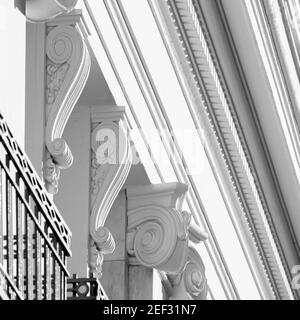 Edificio dettagliato a Tacoma, WA. Foto Stock