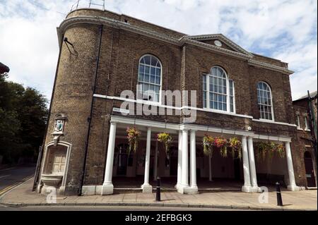 Vista del municipio di Deal, High Street, Deal, Kent, Regno Unito Foto Stock