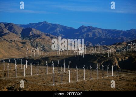 Turbine eoliche, Whitewater, California Foto Stock