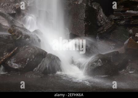 Cascata Hardgraw Forse, North Yorkshire. Foto Stock