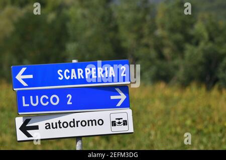 Ambiente durante la Formula 1 Pirelli Gran Premio della Toscana Ferrari 1000, 2020 Gran Premio di Toscana, dal 11 al 13 settembre 2020 sull'Autodromo Internazionale del Mugello, a Scarperia e San Piero, vicino Firenze, Italia - Foto DPPI Foto Stock