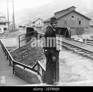 Omar, città mineraria, West Virginia, 1935. (3110588002). Foto Stock